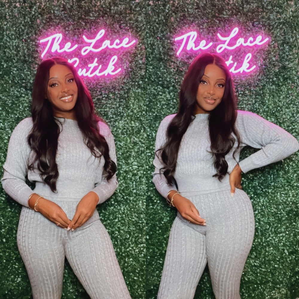 Cable Knit Two Piece Set